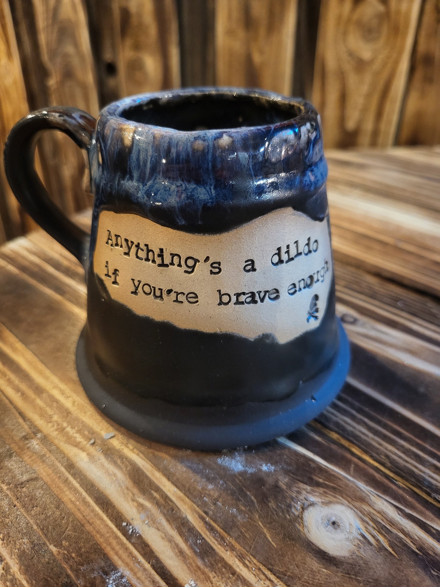 Anything's a dildo Tankard