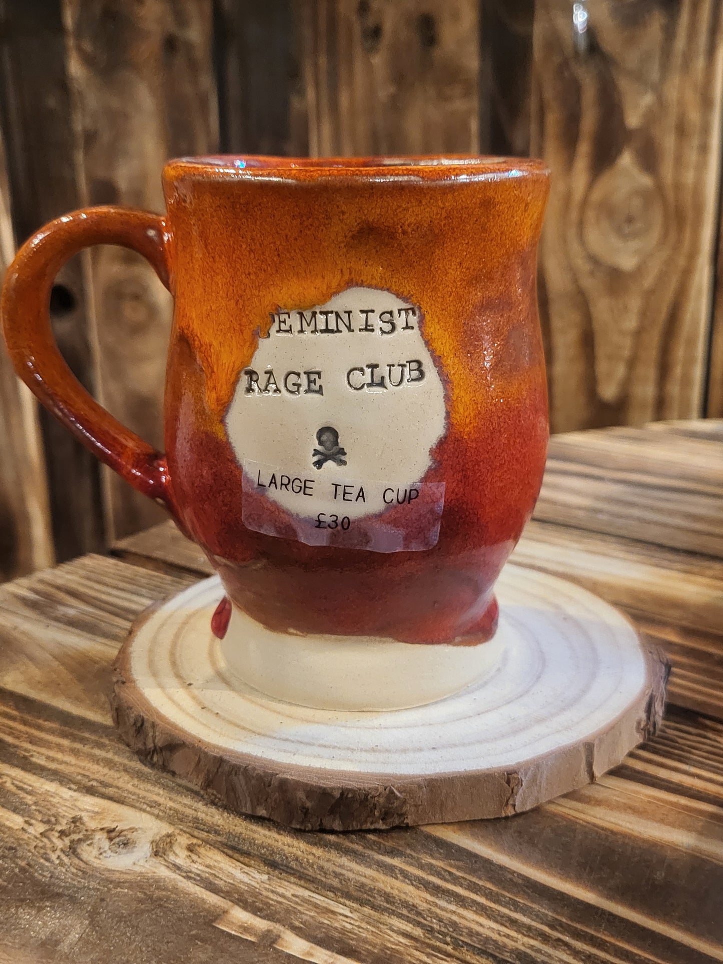 Feminist Rage Club... Large Teacup