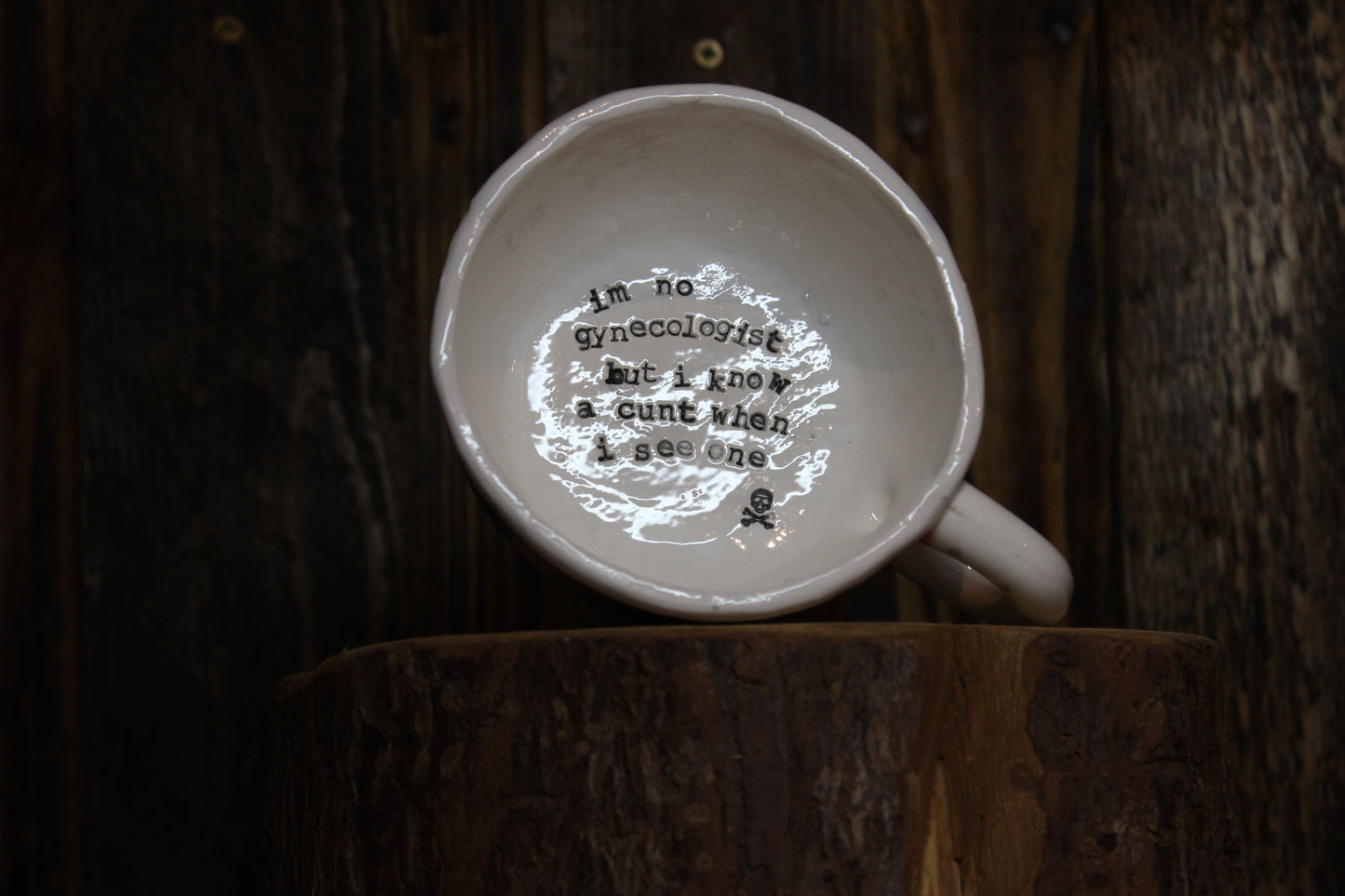 I'm no Gyno... Small Cappuccino cup