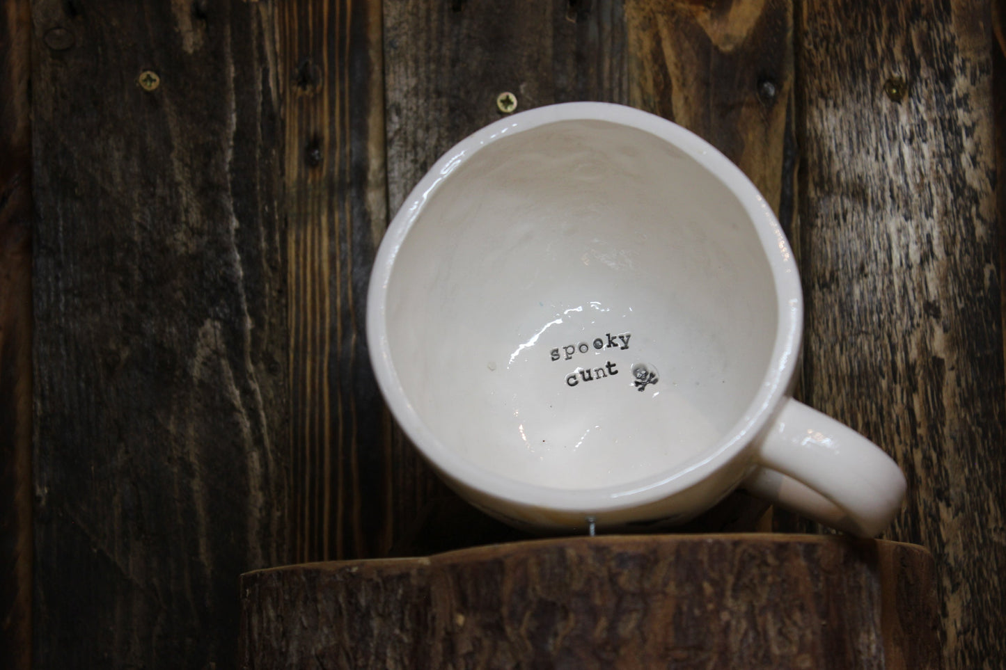 Spooky Cunt. Large Cappuccino mug