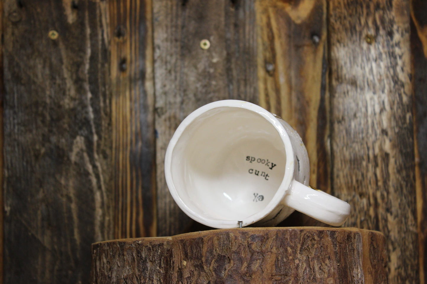 Spooky Cunt. Large Tea Cup