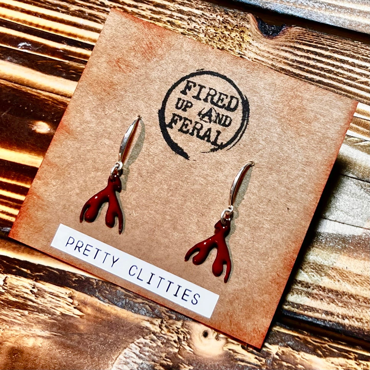 Pretty Clitties earrings Small