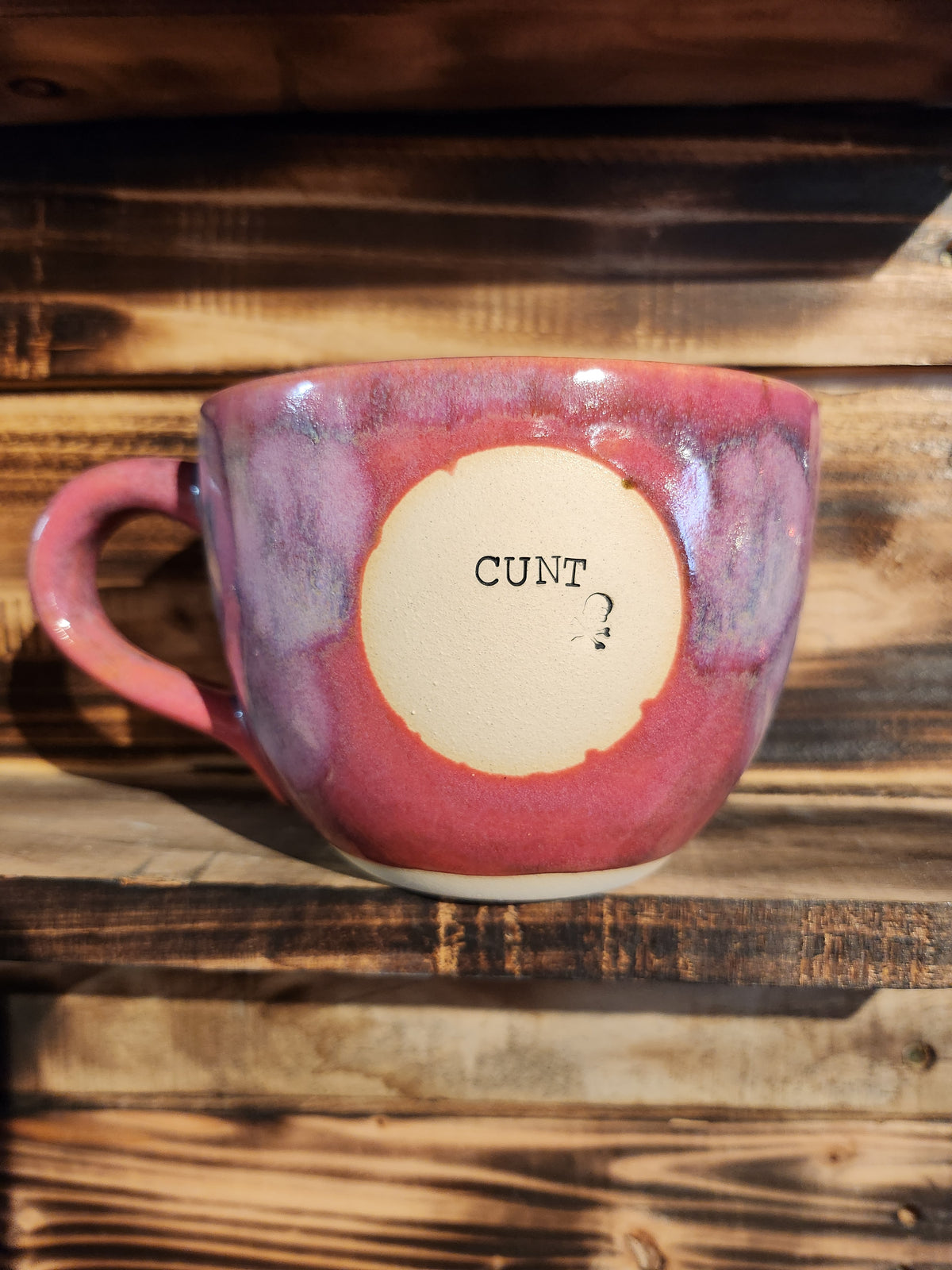 Cunt Large Cappuccino Cup