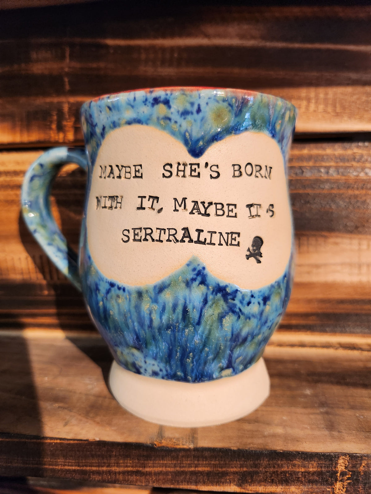 Maybe she's born with it... Large Teacup