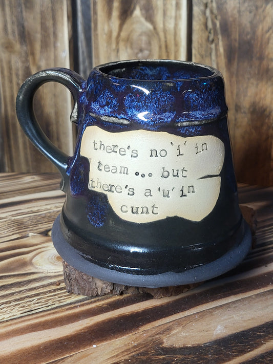 No I in team Tankard