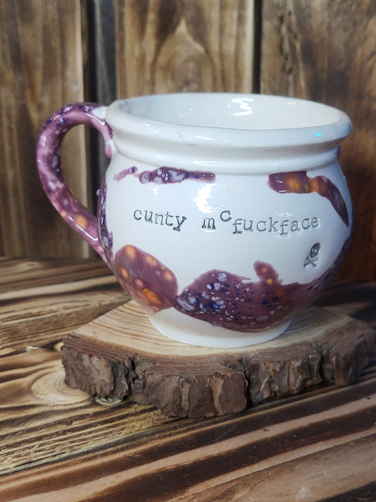 Cunty McFuckface Small Tea Cup