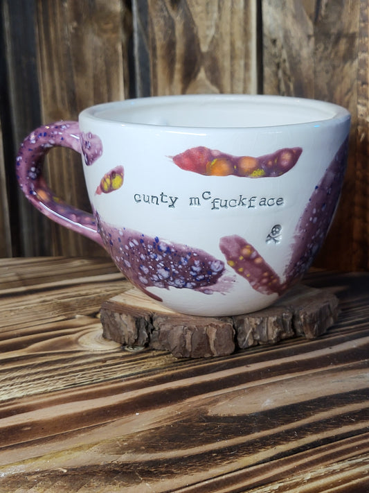 Cunty McFuckface Large Cappuccino Cup
