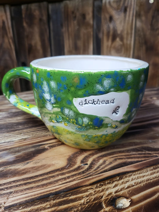 Dickhead Large Cappuccino Cup