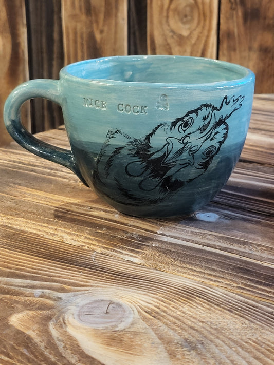 Nice cock Large Cappuccino Cup