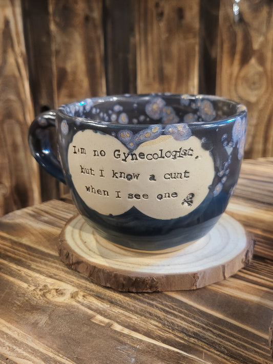 I'm no Gynecologist Large Cappuccino Cup