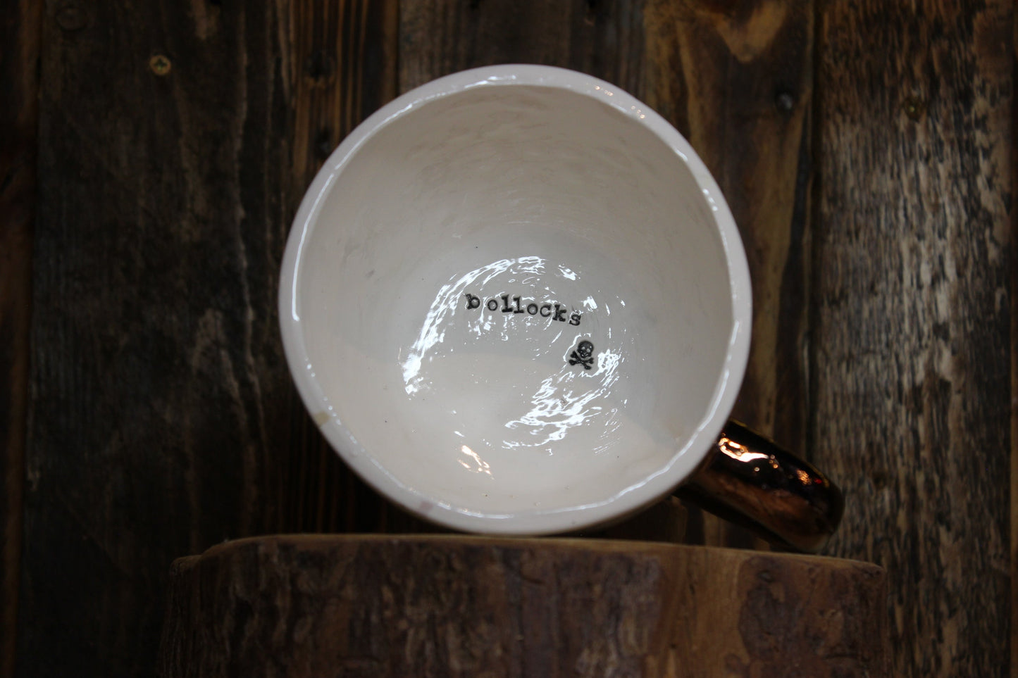 Bollocks. Large Cappuccino Cup