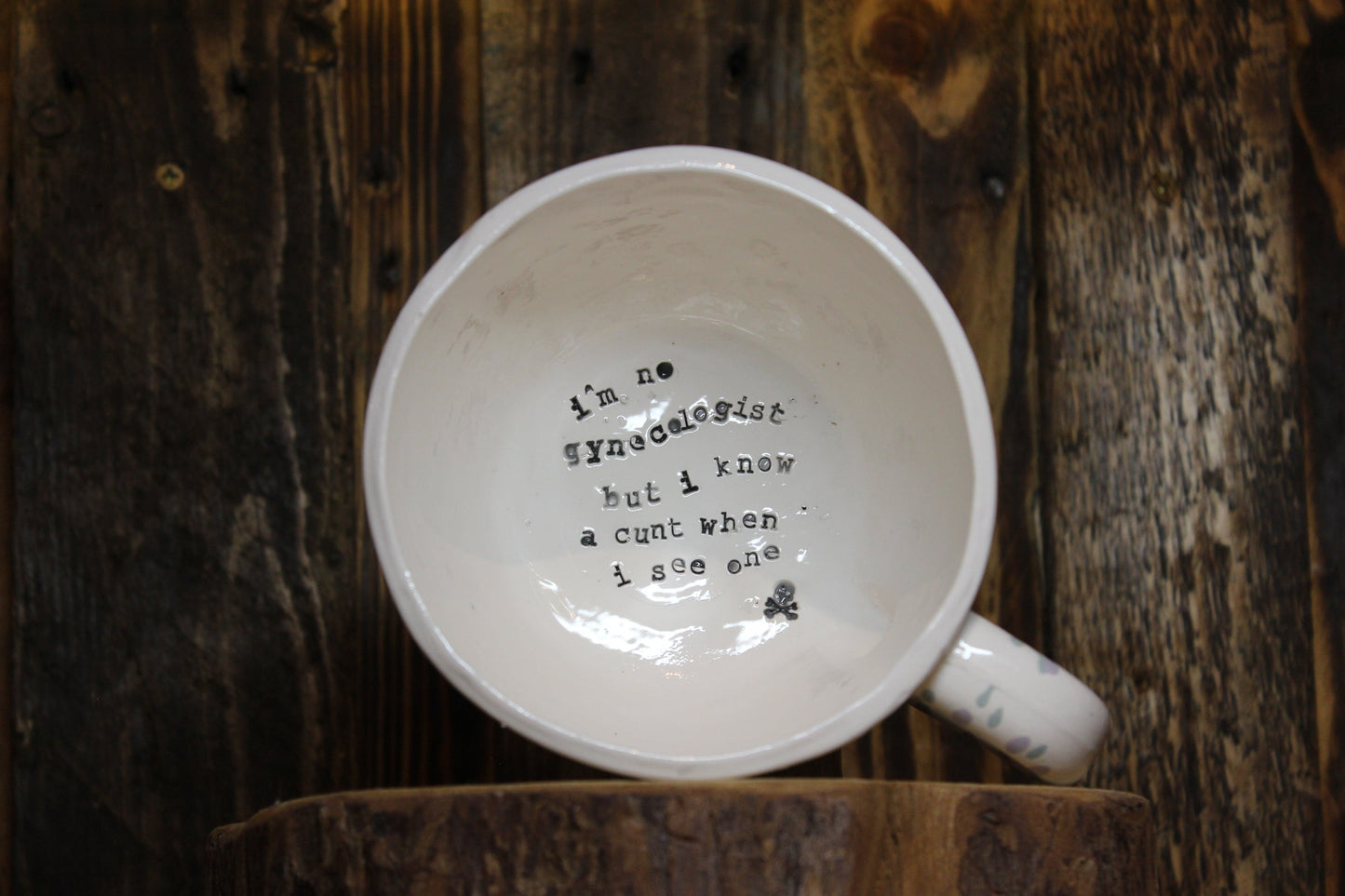 I'm no Gyno... Large Cappuccino Cup