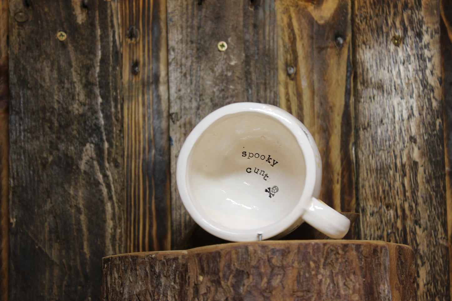 Spooky Cunt. Small Tea Cup