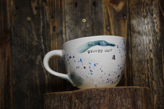 Grumpy Cunt. Large Cappuccino cup
