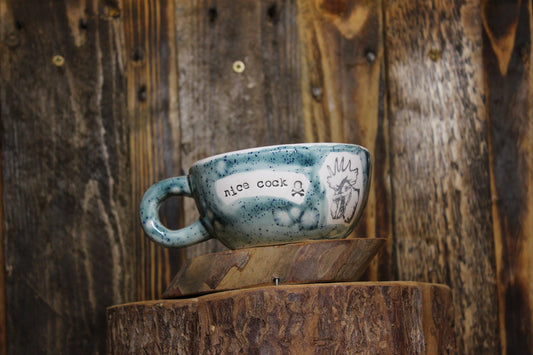 Nice Cock. Small Cappuccino cup