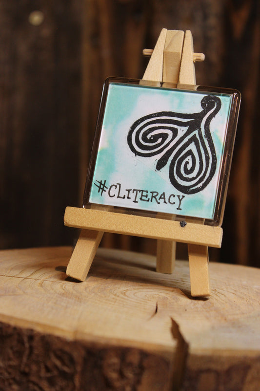 Cliteracy Fridge Magnet