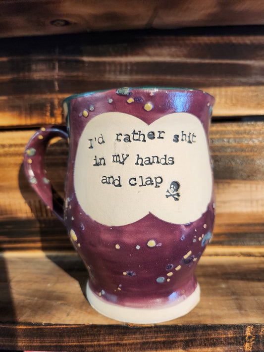 I'd rather shit... Large Teacup